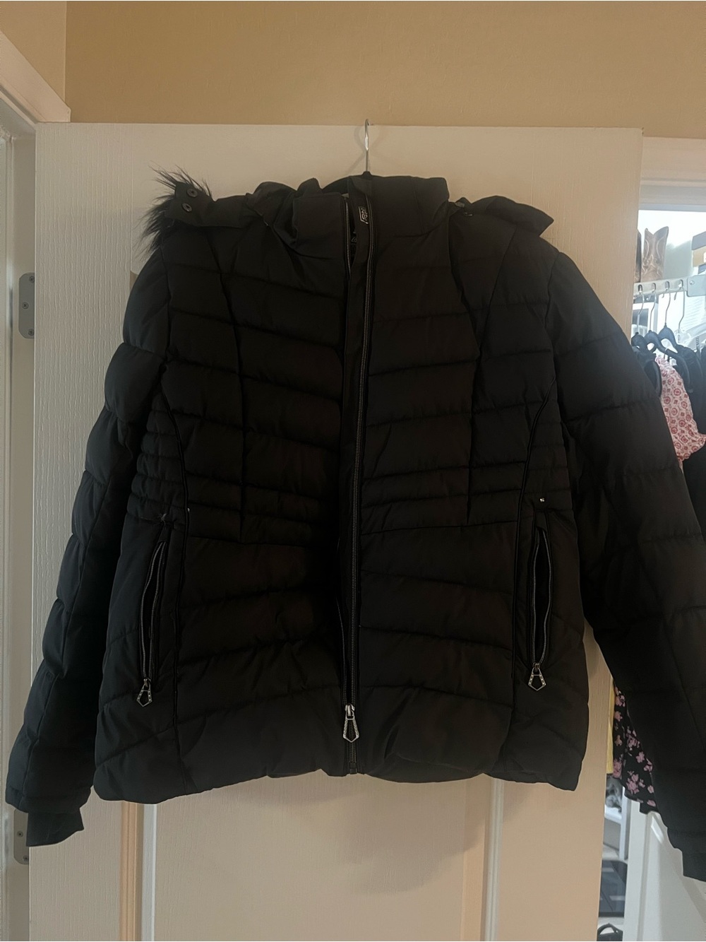 Dare2b Black Puffer Ski Jacket with Hood